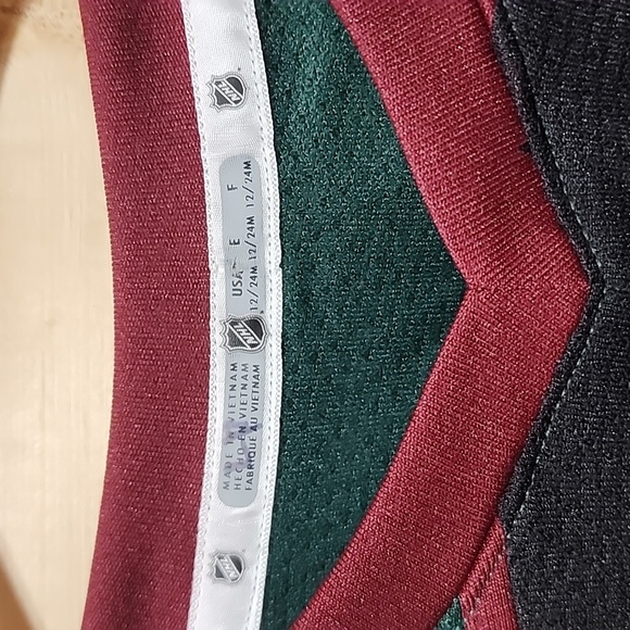 NHL Arizona Coyotes Jersey Size Infants 12/24 months NWT - Picture 4 of 9